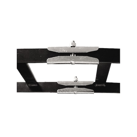 Chatsworth Products Cpi CABLE RUNWAY BUTT SPLICE KIT, FOR 1.5"X3/8" STRINGER, STEEL 16301-001